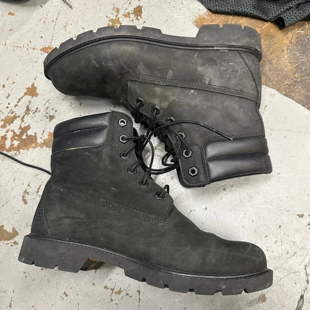 Timberland 6 Inch Premium Waterproof Boots‎ Black Nubuck Primaloft A156S Mens 7